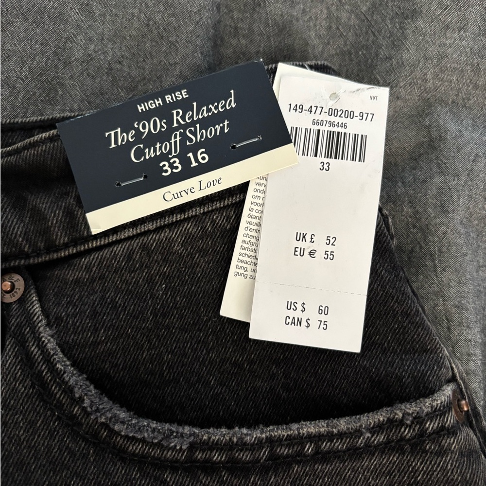 Abercrombie & Fitch Dark Gray High Rise Shorts